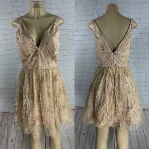 Blondie Nites
Juniors' Glitter-Print Fit & Flare Dress